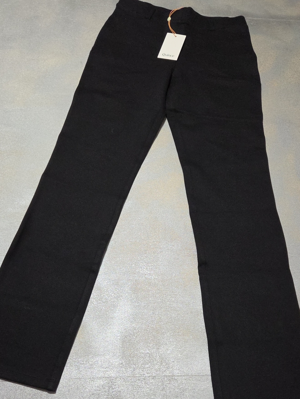 Quince Women Straight Leg Jeans in Black Size Small Avg 6-8